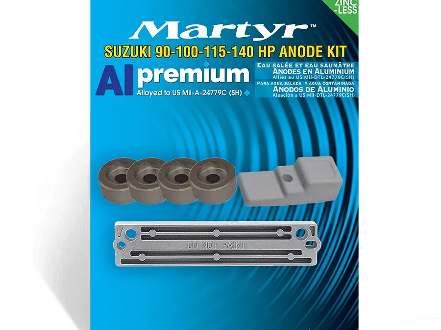 CMSZ90140KITA – CMP GROUP Marine Anode Kit, For Use In Salt And Brackish Water Fits Suzuki 90-100-115-140 Horsepower ...